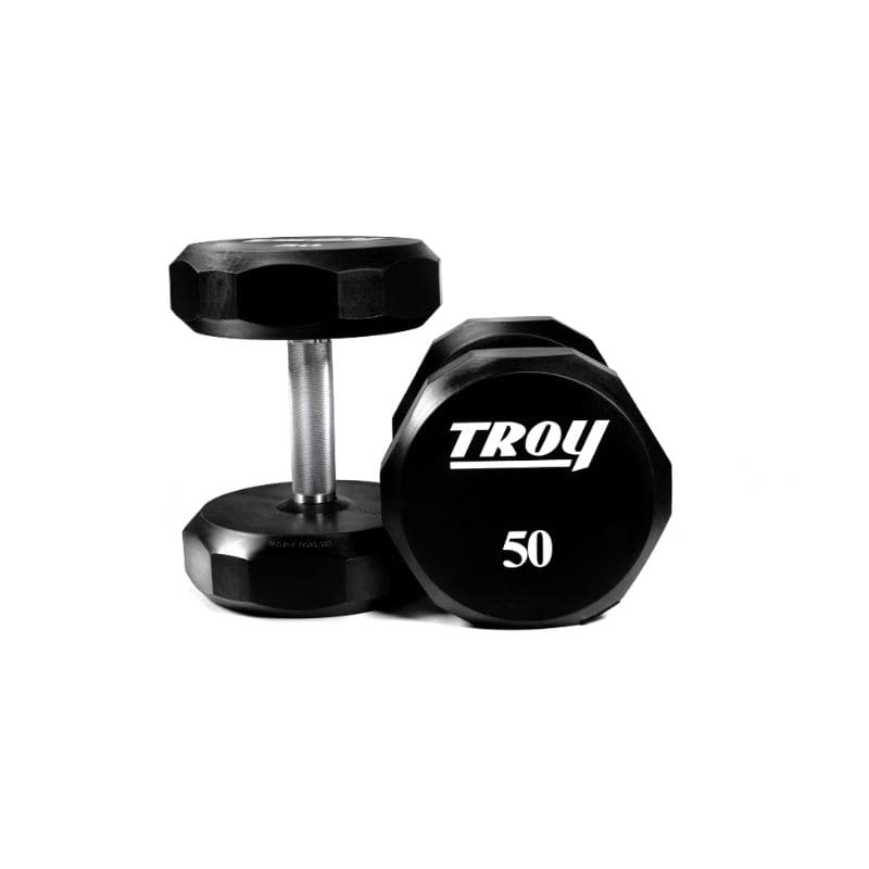 Troy TSD-U 12-Sided Urethane Encased Dumbbell Sets (Sold in 5 lb Increments)