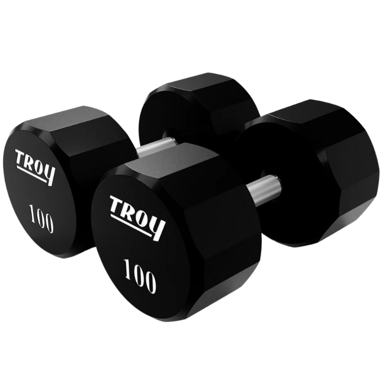 TROY TSD-U 12-Sided Urethane Encased Dumbbell
