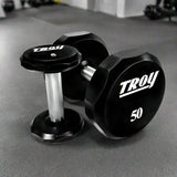 Troy TSD-U 12-Sided Urethane Encased Dumbbell Sets (Sold in 5 lb Increments)