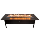 The Outdoor Plus Seashore Metal Fire Table plus Free Cover