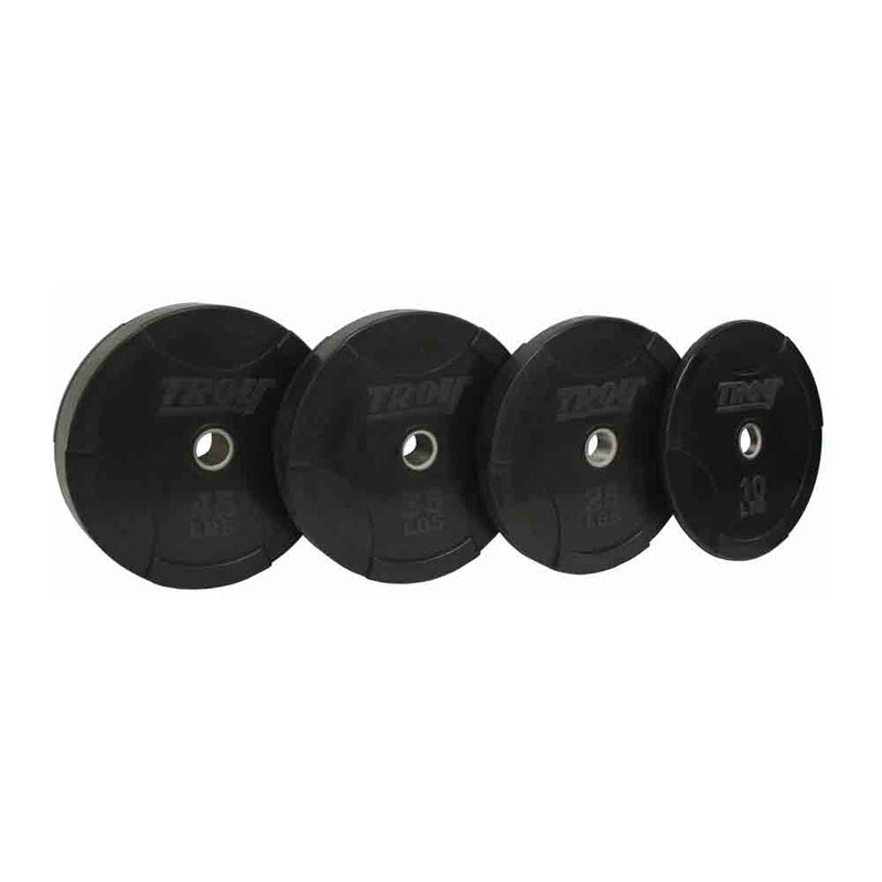 Troy 230 lbs to 410 lbs Olympic Inter-locking Rubber Bumper Plate Set