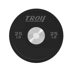 Troy 340 lbs to 680 lbs Black Competition Style Premium Rubber Bumper Plates