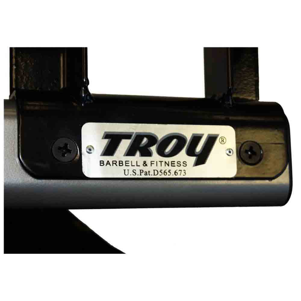 Troy 5 lb to 100 lb 12 Sided 20 Pair Premium Rubber Encased Dumbbell Set with Racks