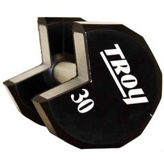 Troy 5 lb to 75 lb 12 Sided Urethane Dumbbell Set with Rack
