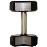Troy 5 lb to 75 lb 12 Sided Urethane Dumbbell Set with Rack