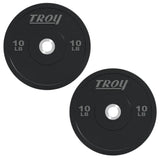 Troy BPO-SBP Performance Black Rubber Bumper Plate