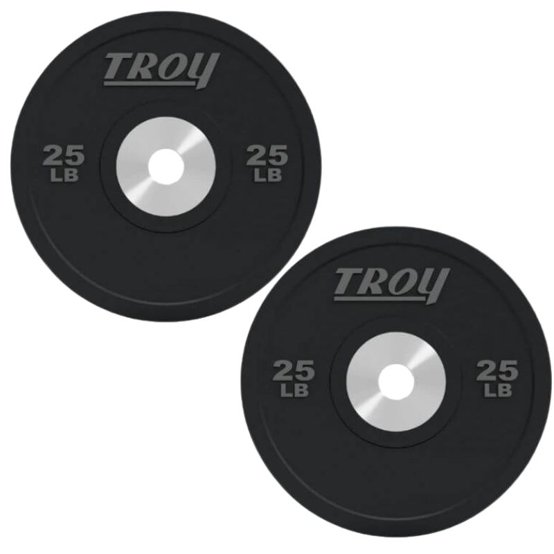 Troy BPO-SBP Performance Black Rubber Bumper Plate