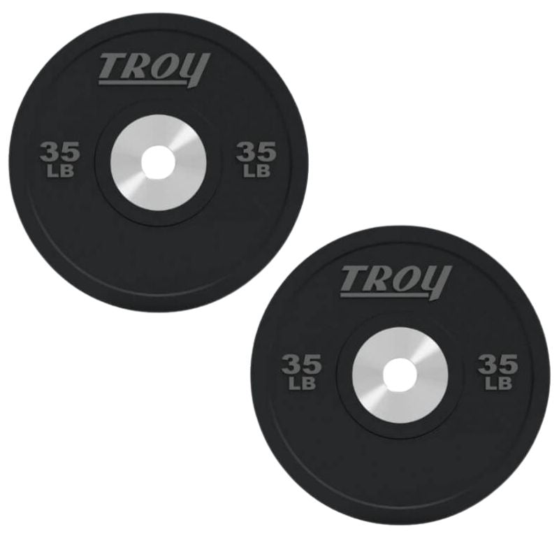 Troy BPO-SBP Performance Black Rubber Bumper Plate