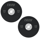 Troy BPO-SBP Performance Black Rubber Bumper Plate