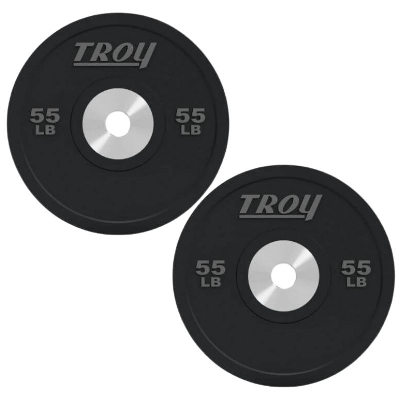 Troy BPO-SBP Performance Black Rubber Bumper Plate