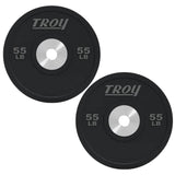 Troy BPO-SBP Performance Black Rubber Bumper Plate