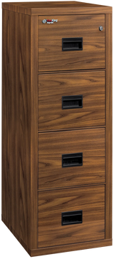 FireKing Turtle 4-Drawer 22" Deep 1-Hour Rated Fireproof File Cabinet, Letter & Legal