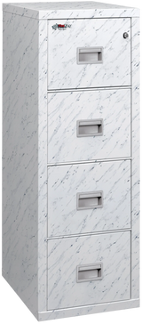 FireKing Turtle 4-Drawer 22" Deep 1-Hour Rated Fireproof File Cabinet, Letter & Legal