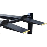 Tuxedo FP8K-DX-XLT 8,000 lb Deluxe Storage Lift Extended Length / Height - Poly casters, drip trays, jack tray FP8K-DX-XLT