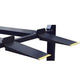 Tuxedo FP9K-DX-XLT 9,000 lb Deluxe Storage Lift Extended Length / Height - Poly casters, drip trays, jack tray FP9K-DX-XLT