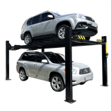 Tuxedo FP9K-DX-XLT 9,000 lb Deluxe Storage Lift Extended Length / Height - Poly casters, drip trays, jack tray FP9K-DX-XLT