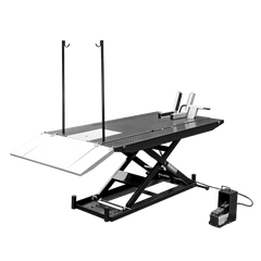 Tuxedo M-1500C-HR 1,500 lb High Rise Motorcycle Lift Bench w/ Vise, Sides, Balance Bar, Pump