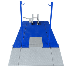 Tuxedo M-1500C-HR 1,500 lb High Rise Motorcycle Lift Bench w/ Vise, Sides, Balance Bar, Pump