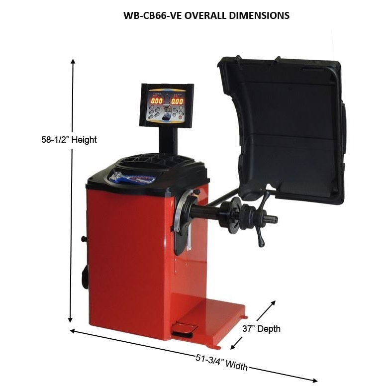 Tuxedo WB-CB66-VE Wheel Balancer WB-CB66-VE