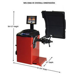 Tuxedo WB-CB66-VE Wheel Balancer WB-CB66-VE