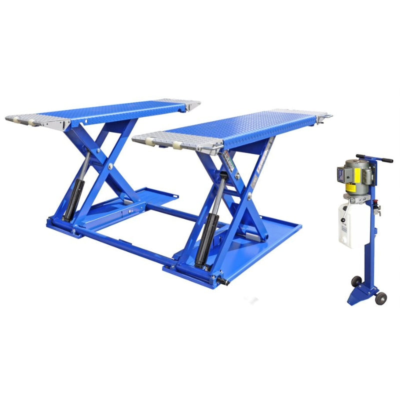 MR6.5K-38, 6,500 lb Mid-Rise Portable Scissor Car Lift