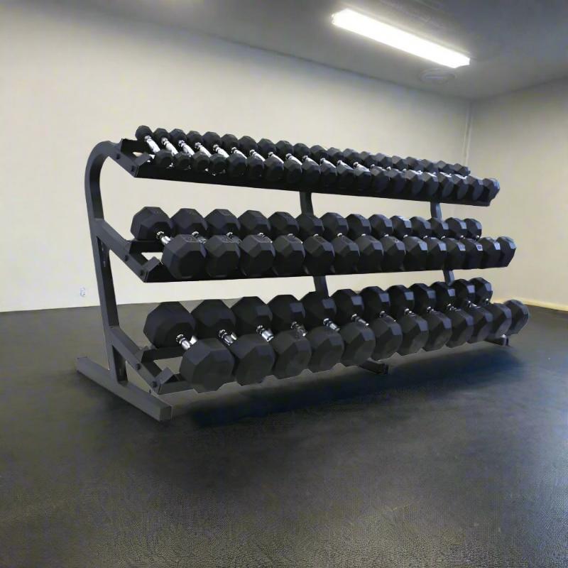 VTX VERTPAC-SDR100 Rubber Encased Dumbbells "20-Pair Rack" Pack