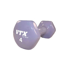 VTX Vinyl Aerobic dumbbells 3 Pairs of 4 lbs, 6 lbs, 7 lbs and 9 lbs