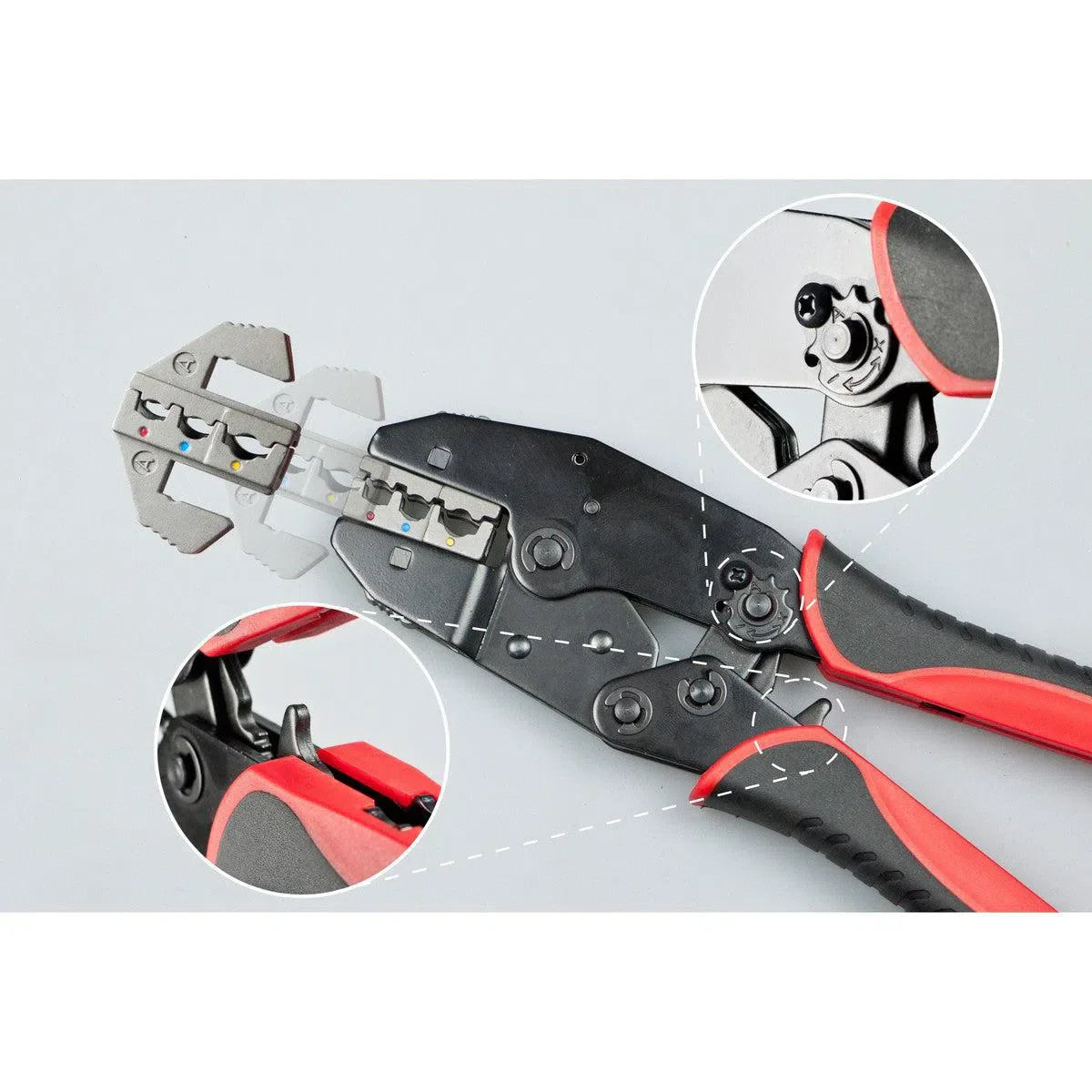 Boxo 7-Piece Interchangeable Head Wire Crimper Kit