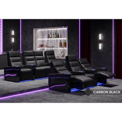 Valencia Monza Carbon Fiber Home Theater Seating