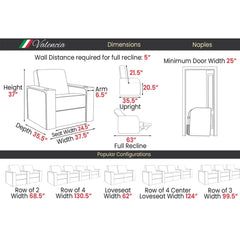 Valencia Naples Elegance Home Theater Seating