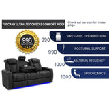 Valencia Tuscany Luxury Console Edition Home Theater Seating