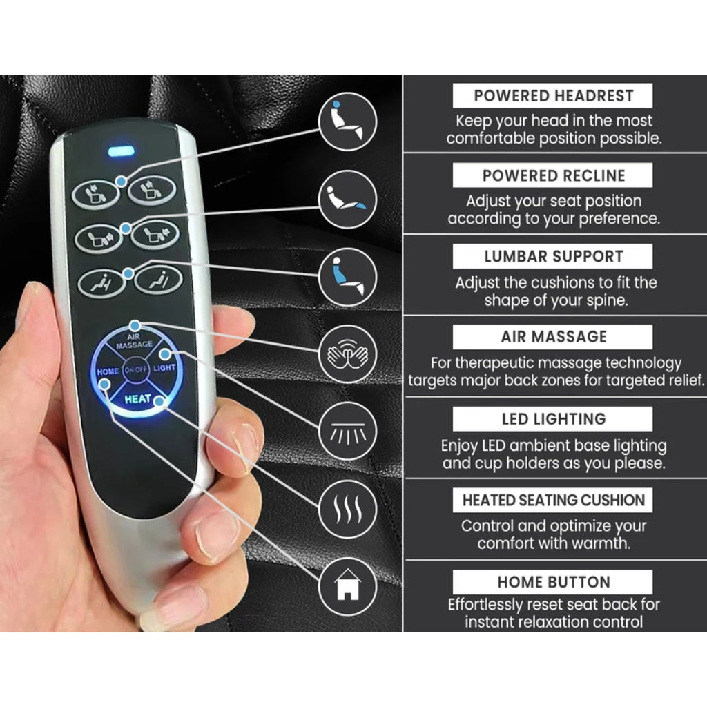 Valencia Tuscany Executive Heat & Massage Home Theater Seating