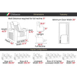 Valencia Tuscany Ultimate Edition Home Theater Seating