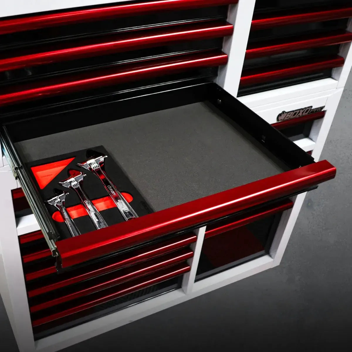 Boxo 3-Piece Adjustable Chrome Wrench Set | 2/9 Drawer EVA Foam