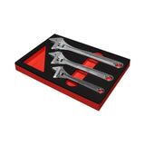 Boxo 3-Piece Adjustable Chrome Wrench Set | 2/9 Drawer EVA Foam