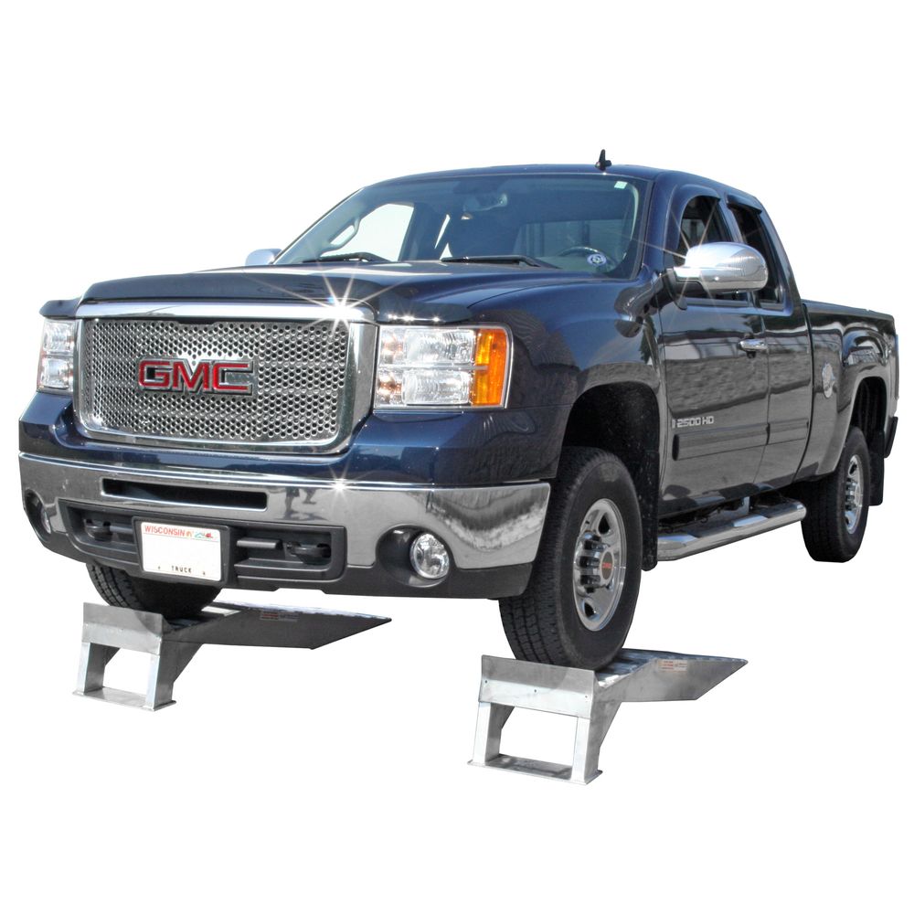 Heavy-Duty Aluminum Truck Service Ramps - 7,000 lb. per Axle