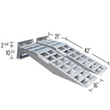 Heavy-Duty Aluminum Truck Service Ramps - 7,000 lb. per Axle