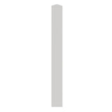 Aleko 5 in. x 5 in. x 5.3 ft. Vinyl Fence 3-Way Post for 3-Rail Fencing – White