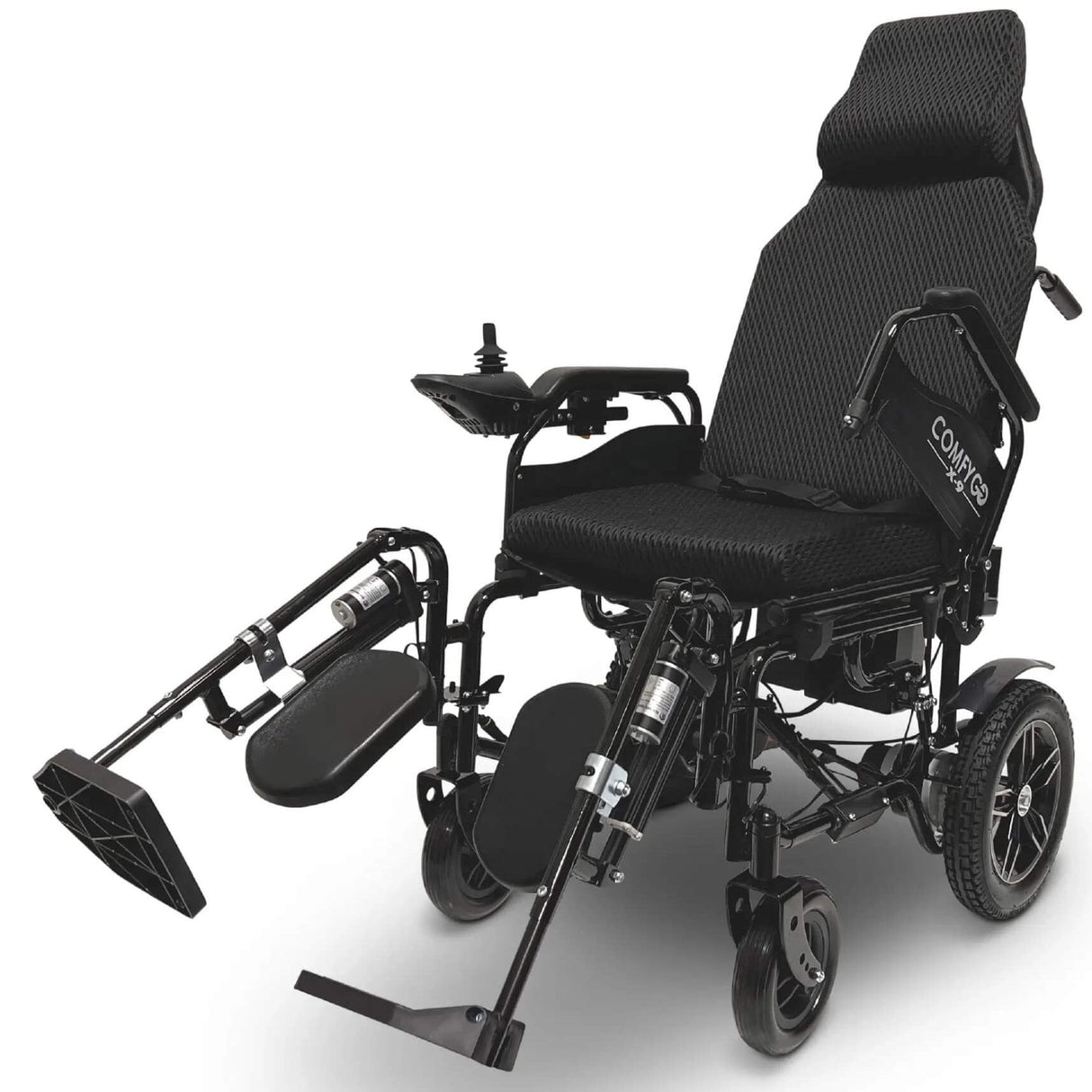 ComfyGo X-9 Remote Controlled Electric Wheelchair with Automatic Recline