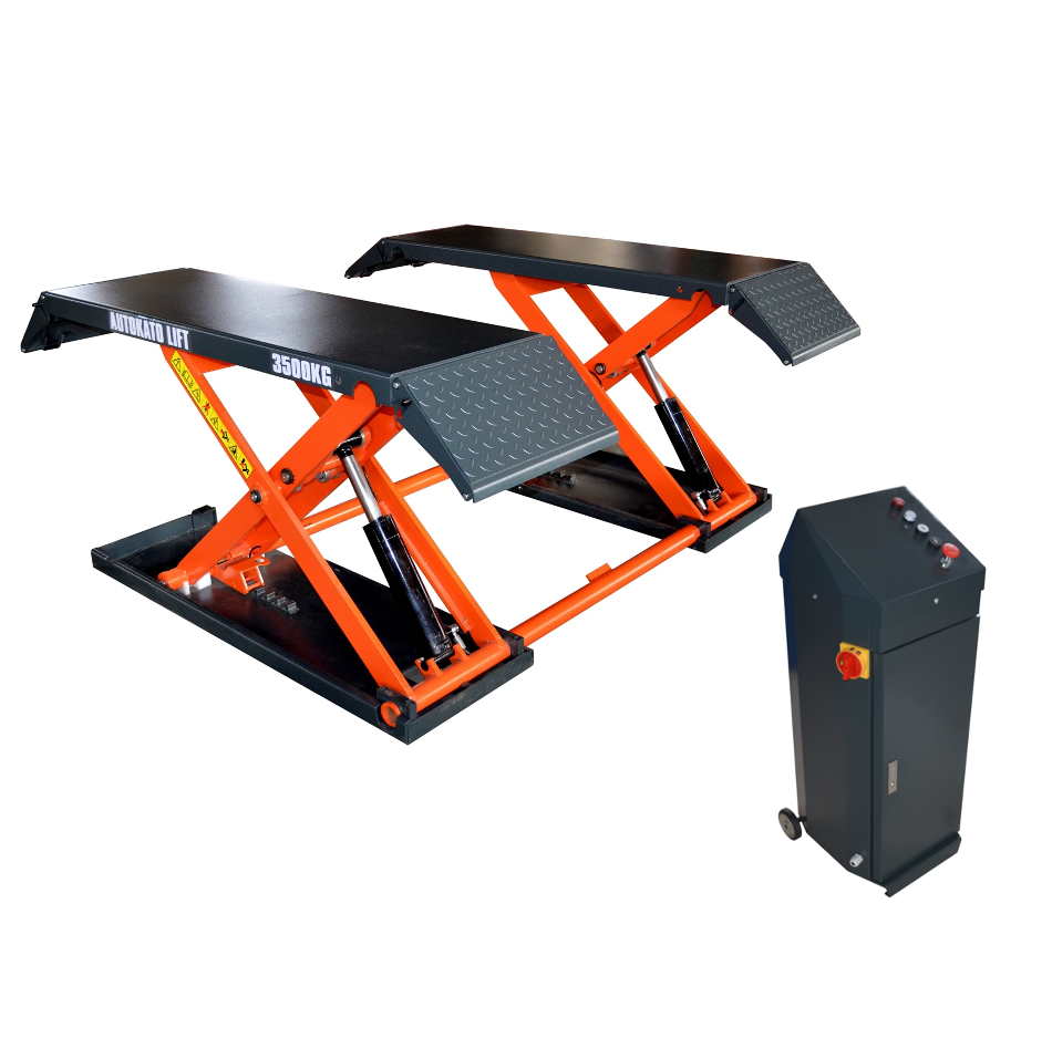Katool KT-X80 8000lb Mid Rise Scissor Lift - Electric Lock