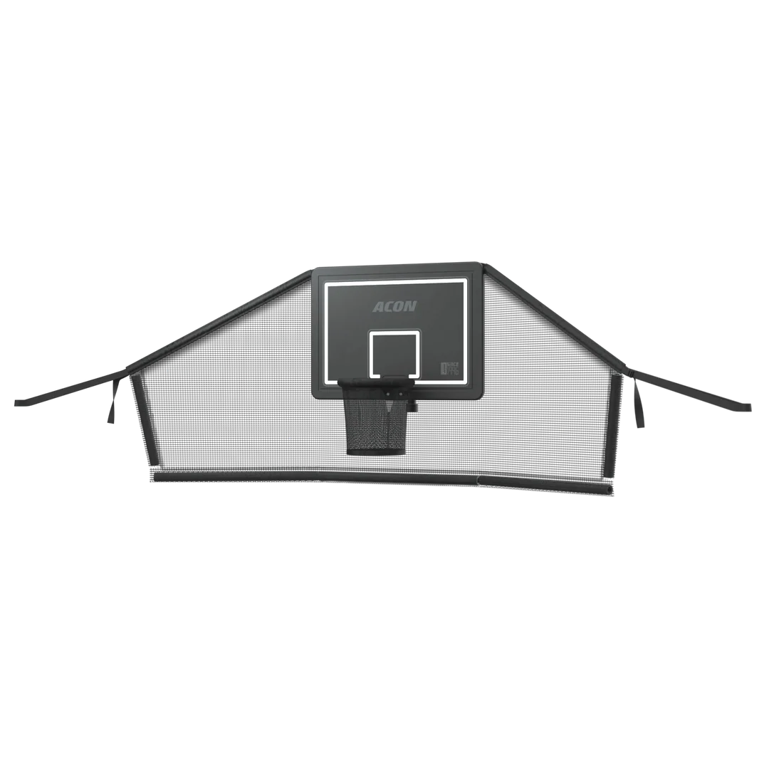ACON Air Basketball Hoop with Back Net for Round Trampolines