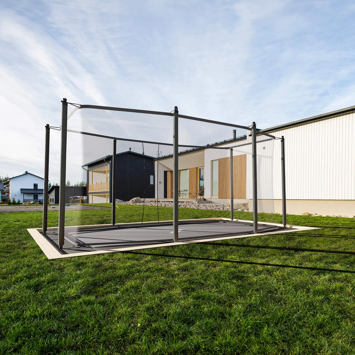 ACON 16 HD PRO Rectangular Trampoline with Net and Ladder
