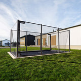ACON X 17ft Rectangular Trampoline with Net and Ladder