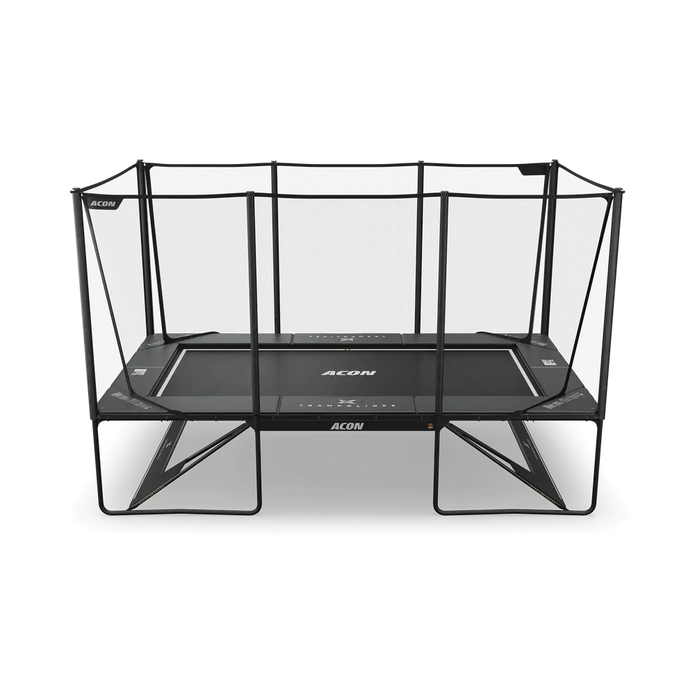 ACON X 17ft Rectangular Trampoline with Net and Ladder