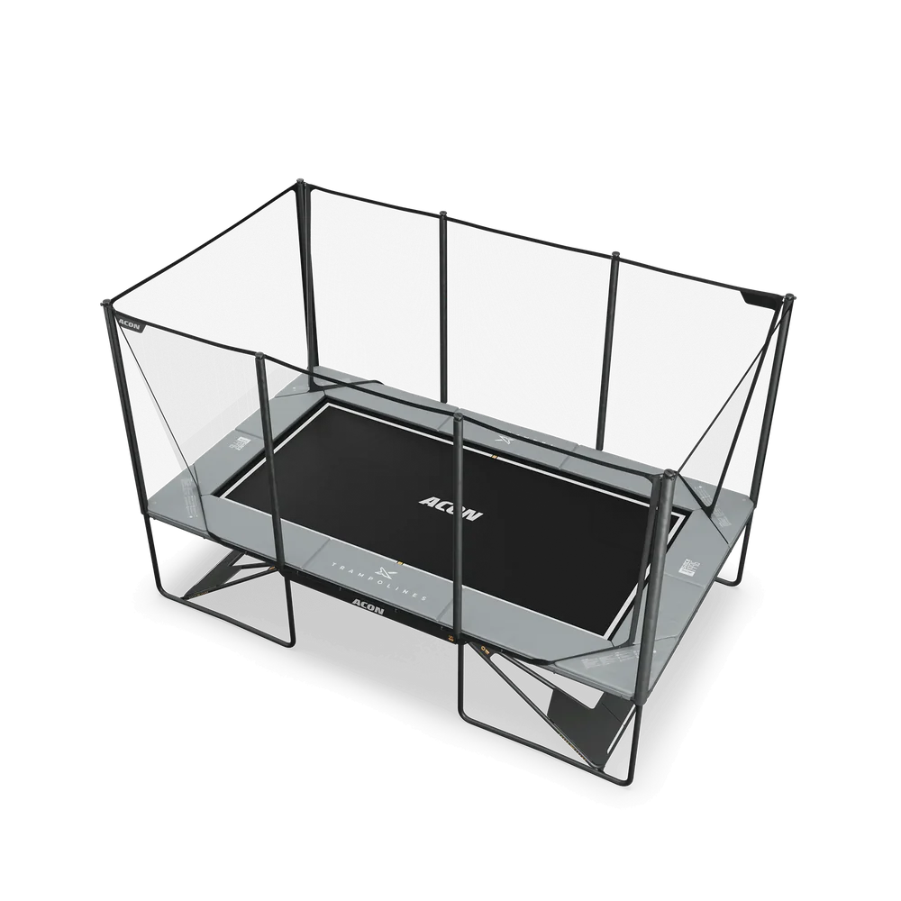 ACON X 17ft Rectangular Trampoline with Net and Ladder