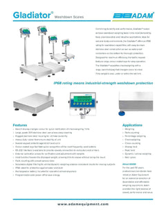 Gladiator Washdown Scales GGB65AH