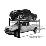 Atlas Garage PRO8000EXT-L 8,000 lb Extra Tall/Extra Long 4-Post Lift