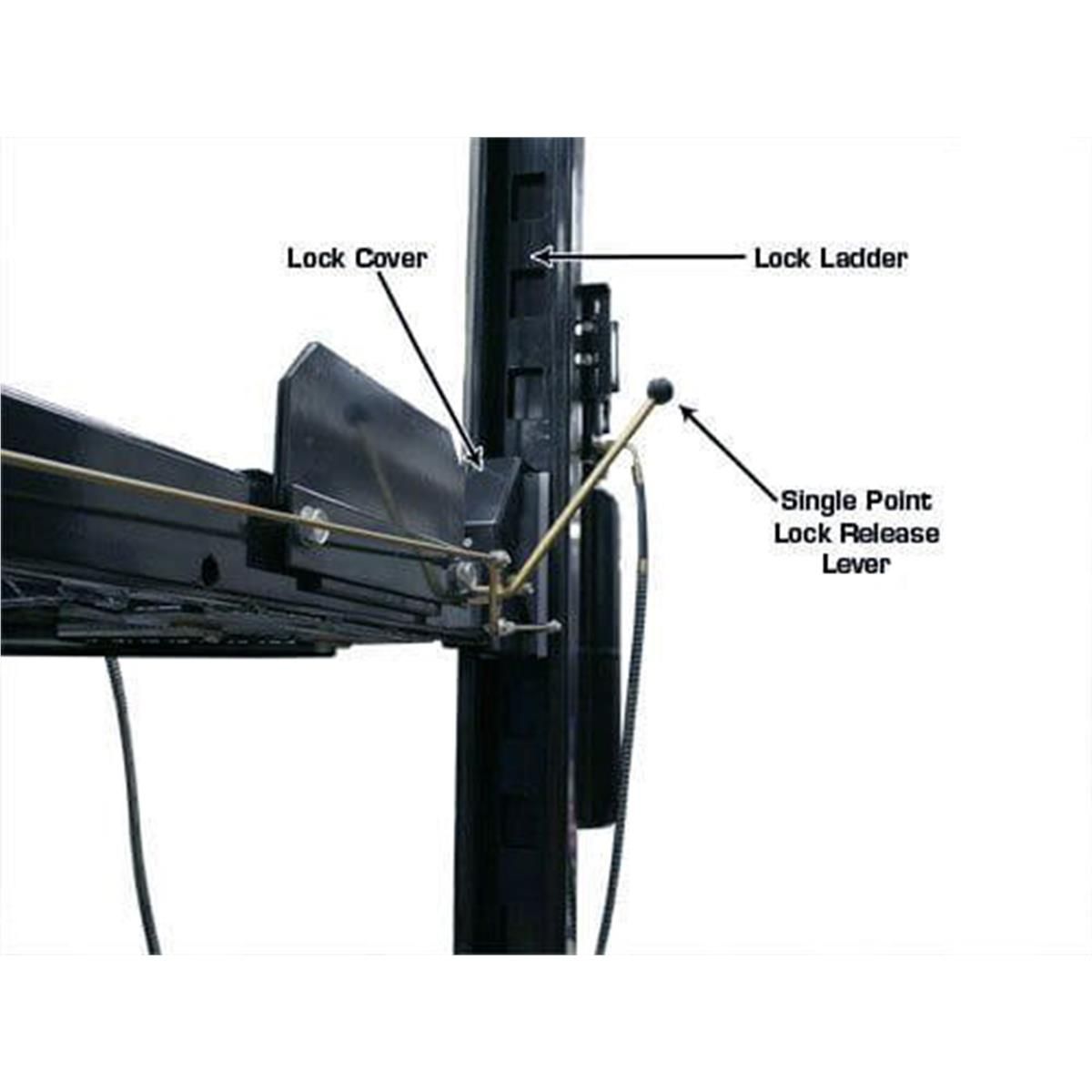 Atlas PRO8000EXT 4 Post Lift + RJ35 Sliding Jacks Combo
