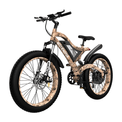 AOSTIRMOTOR S18-1500W Snakeskin Grain Fat Tire Mountain E-Bike | 1500 Watt | 48V | Electric Bike