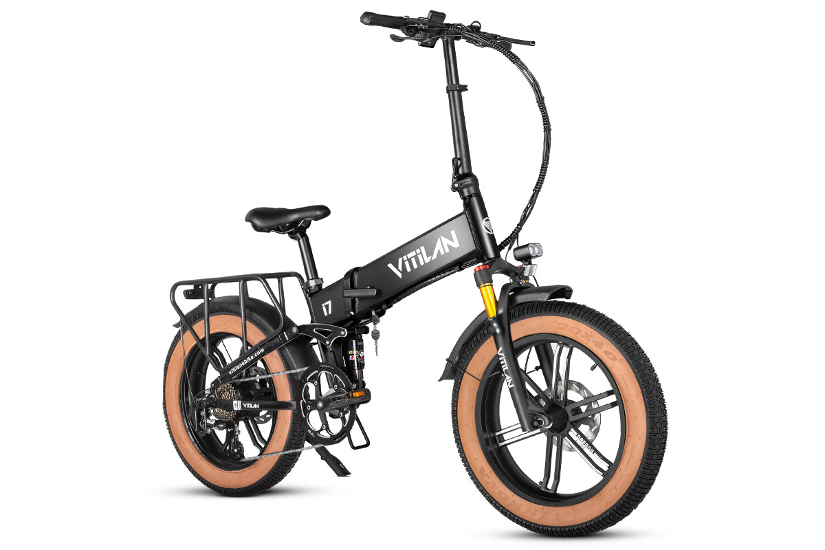 Vitilan  I7 Pro Folding Full Suspension Electric Bike